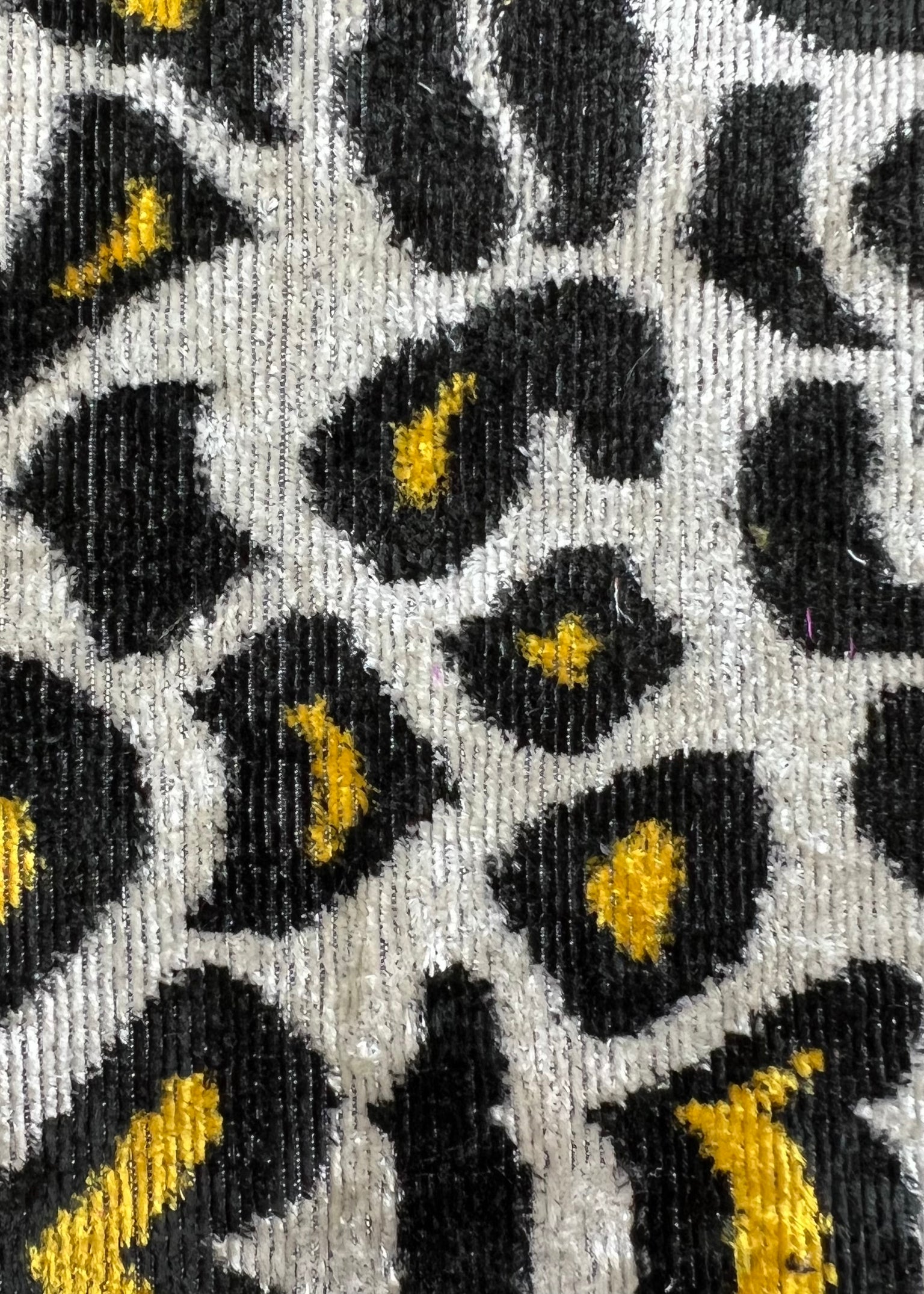 Velvet Leopard Yellow