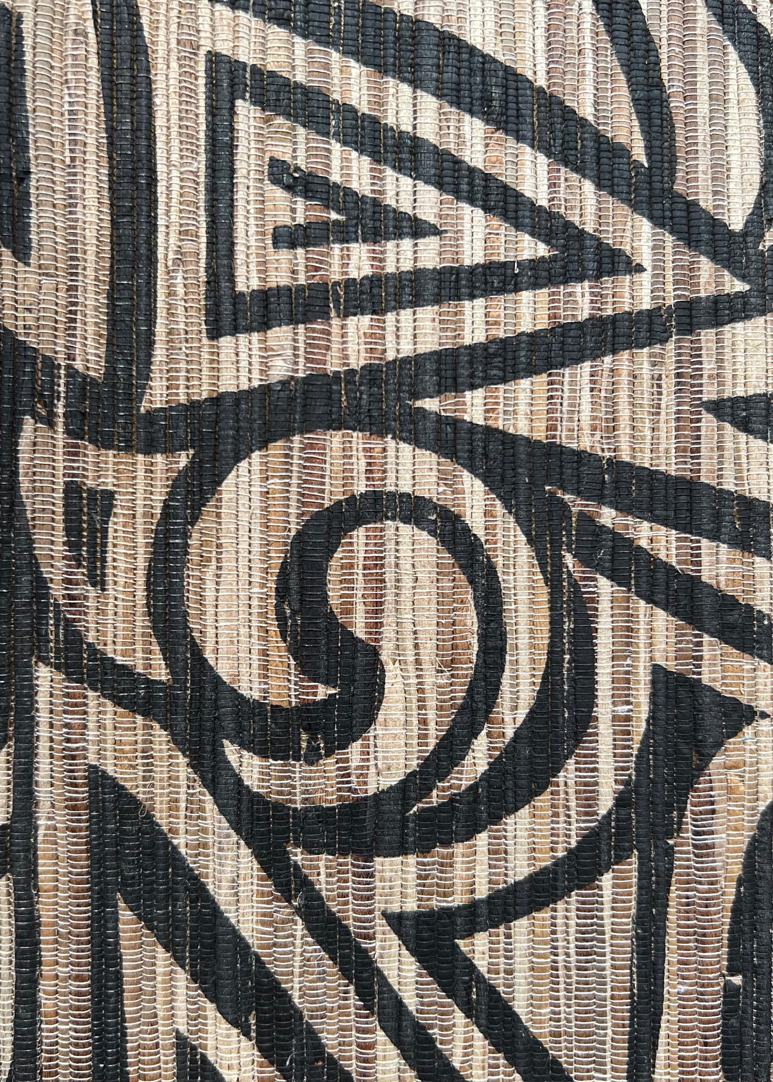 Coco Black Modern Print
