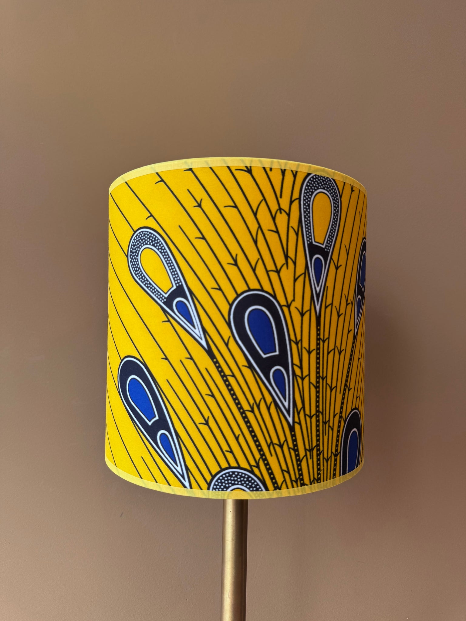 African Wax Yellow Kobalt Peacock