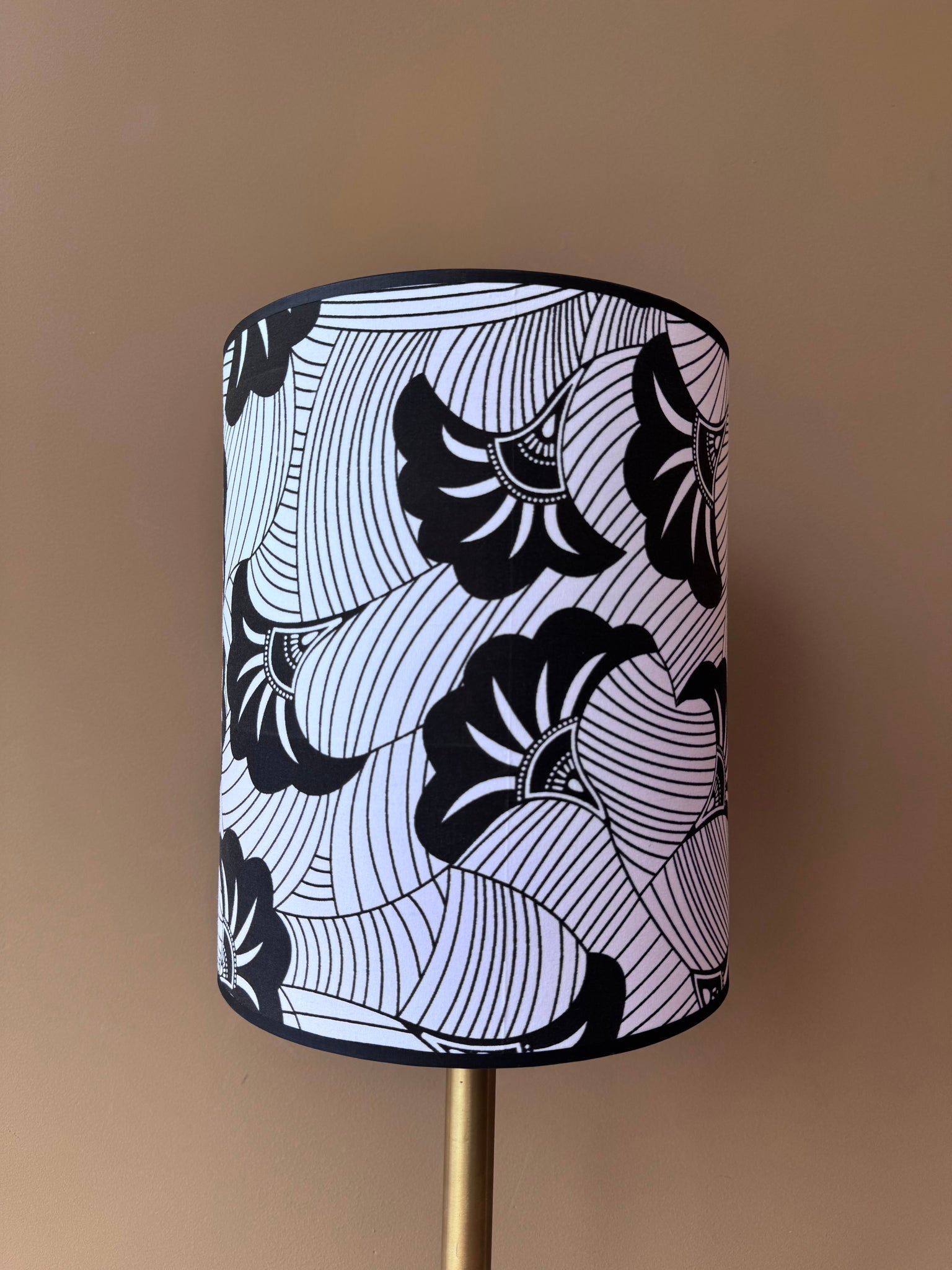 African Wax Flowers Black White