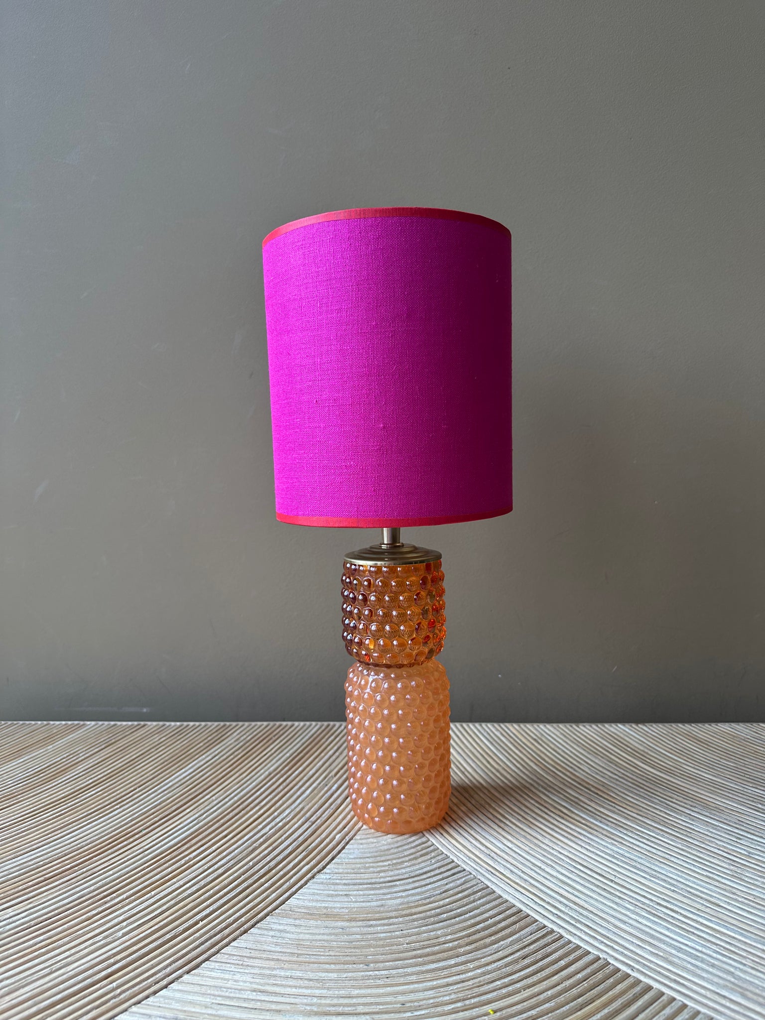 Port-a-table Bubbles Orange Tall | Ashoka Fuchsia