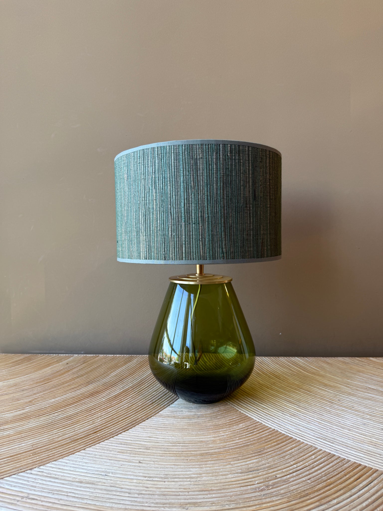 Olive Green Glass