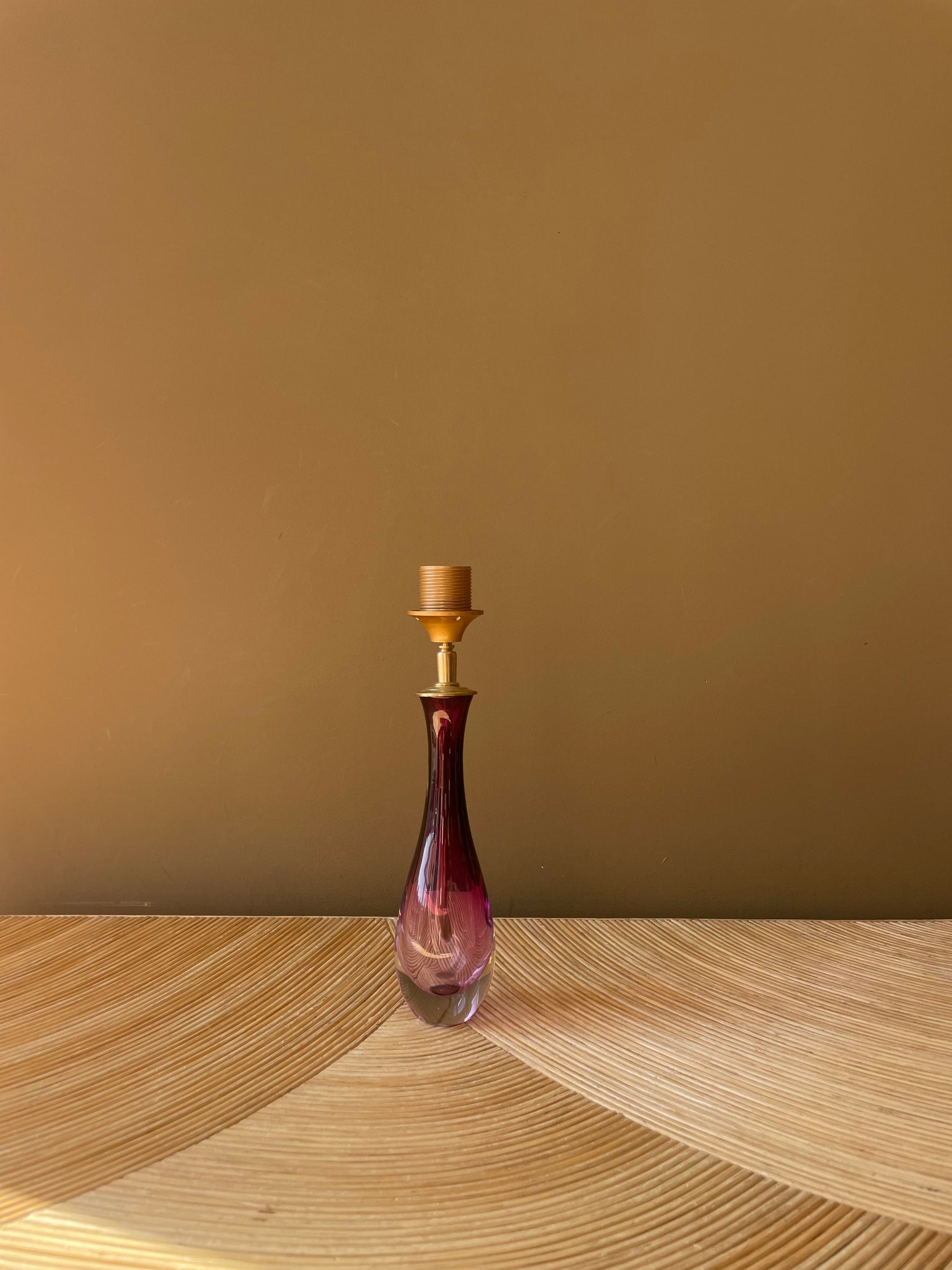 Vintage Purple Glass Drop