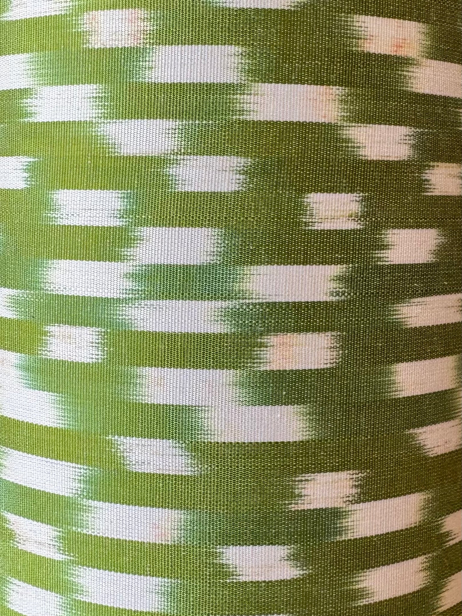 Green Mini Dots Silk Ikat