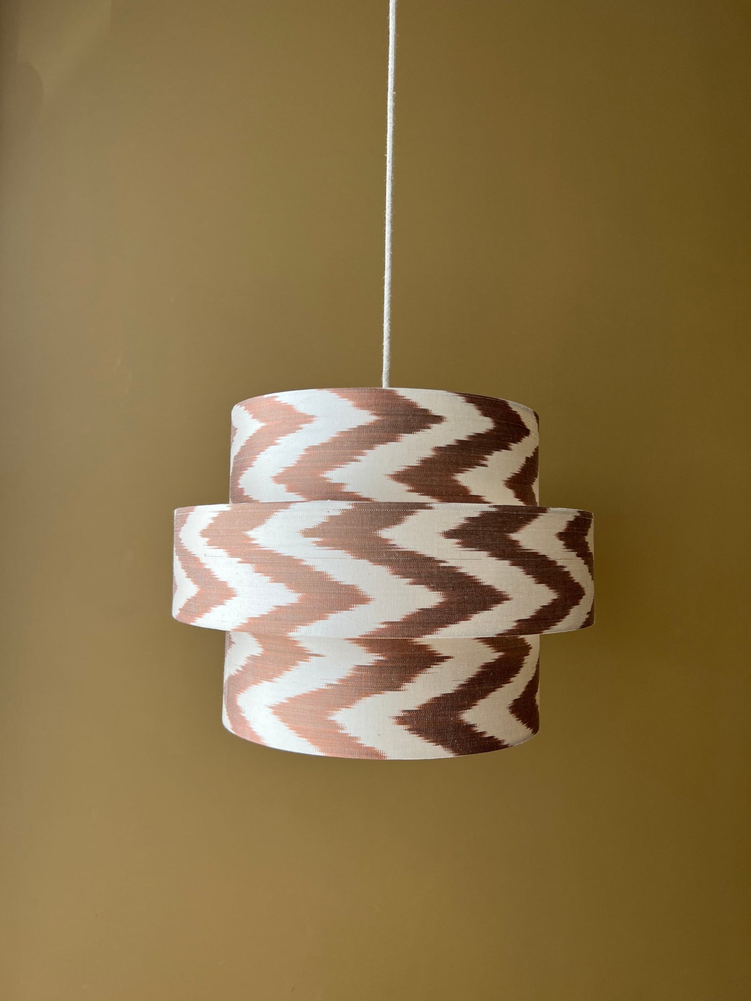 Trio Shade Brown Zigzag