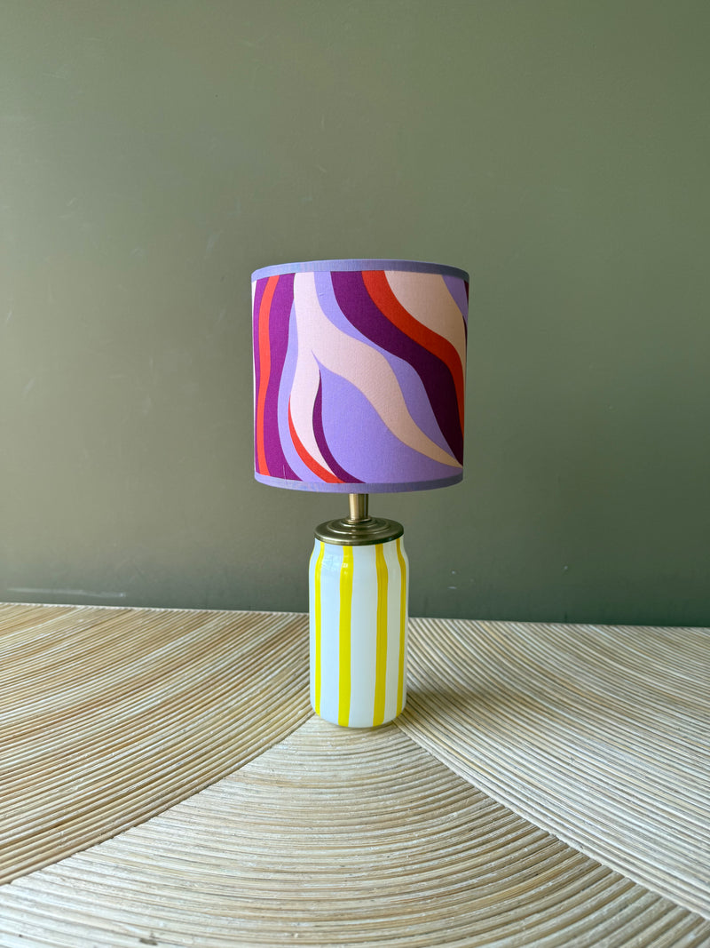 Port-a-table Beach Cup Yellow | Seventies Swirl