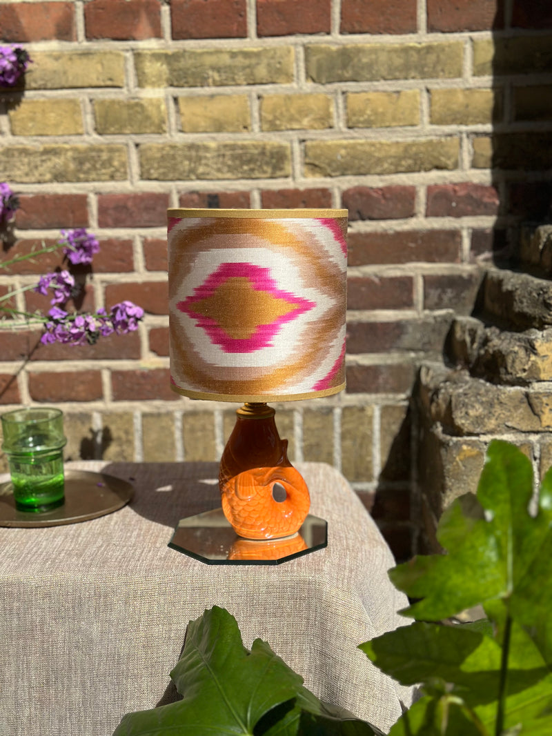 Port-a-table Ceramic Fish Orange | Caramel Fuchsia Flame