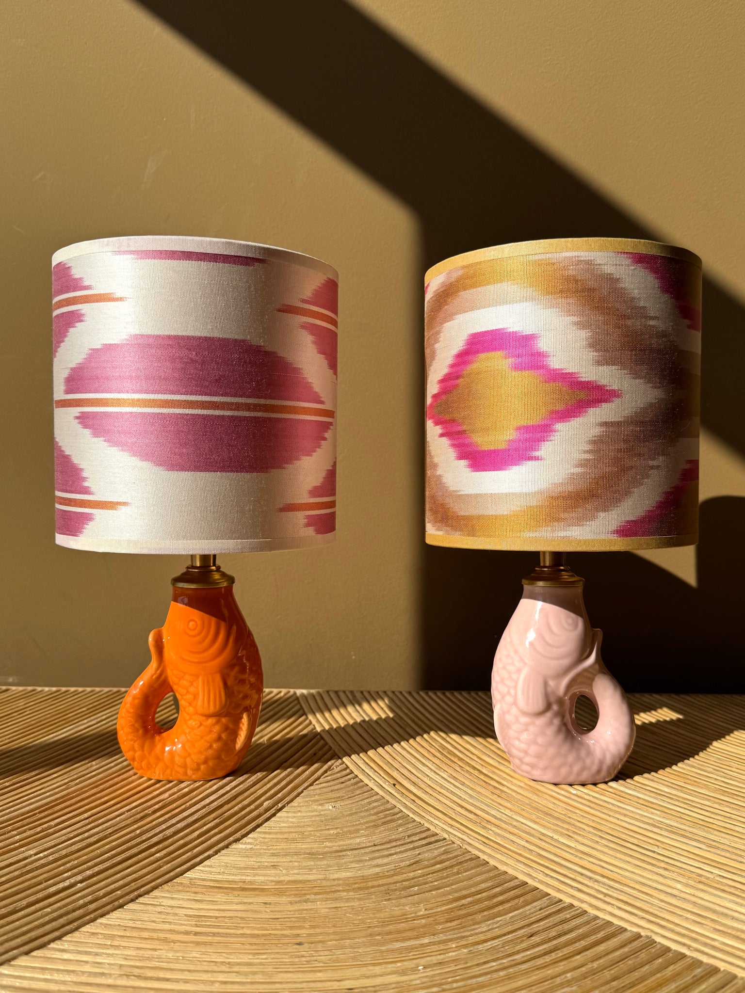 Port-a-table Ceramic Fish Pink | Pink Candy