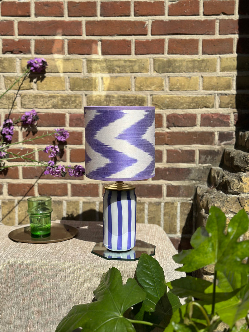 Port-a-table Beach Cup Purple | Purple Zigzag