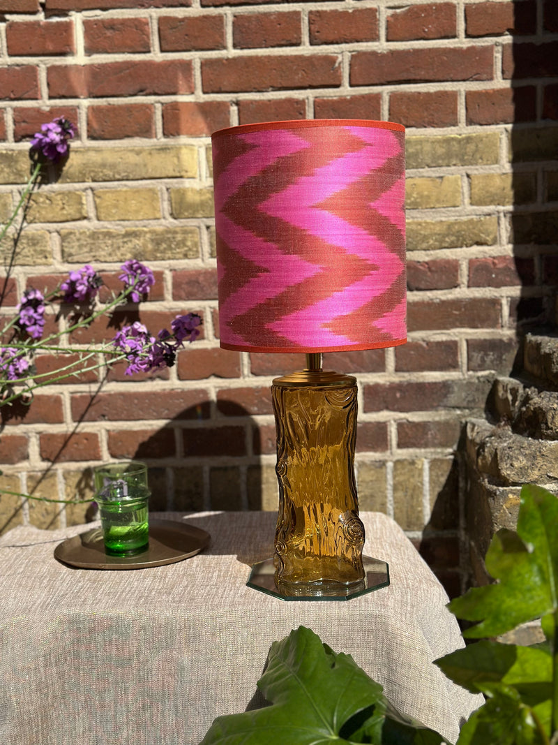 Port-a-table Glass Tree | Terra Pink Zigzag