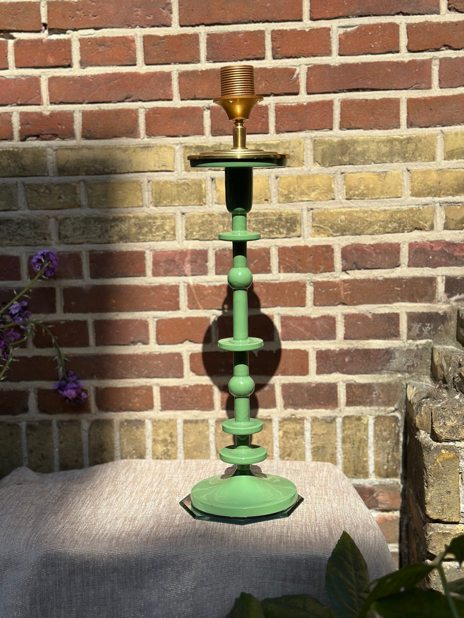 Port-a-table Green Steel Rings | Green Grill