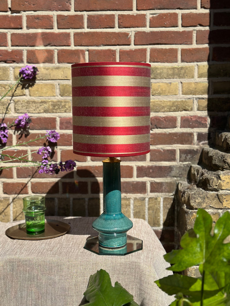 Port-a-table Turquoise Tower | Red Beige Stripes