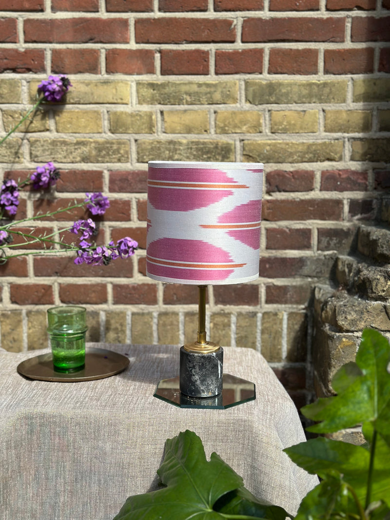 Port-a-table Marble Grey | Pink Candy