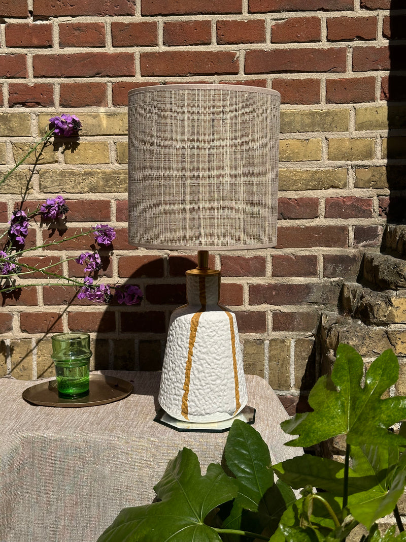 Port-a-table Chalk Stripes Brown | Coco Natural
