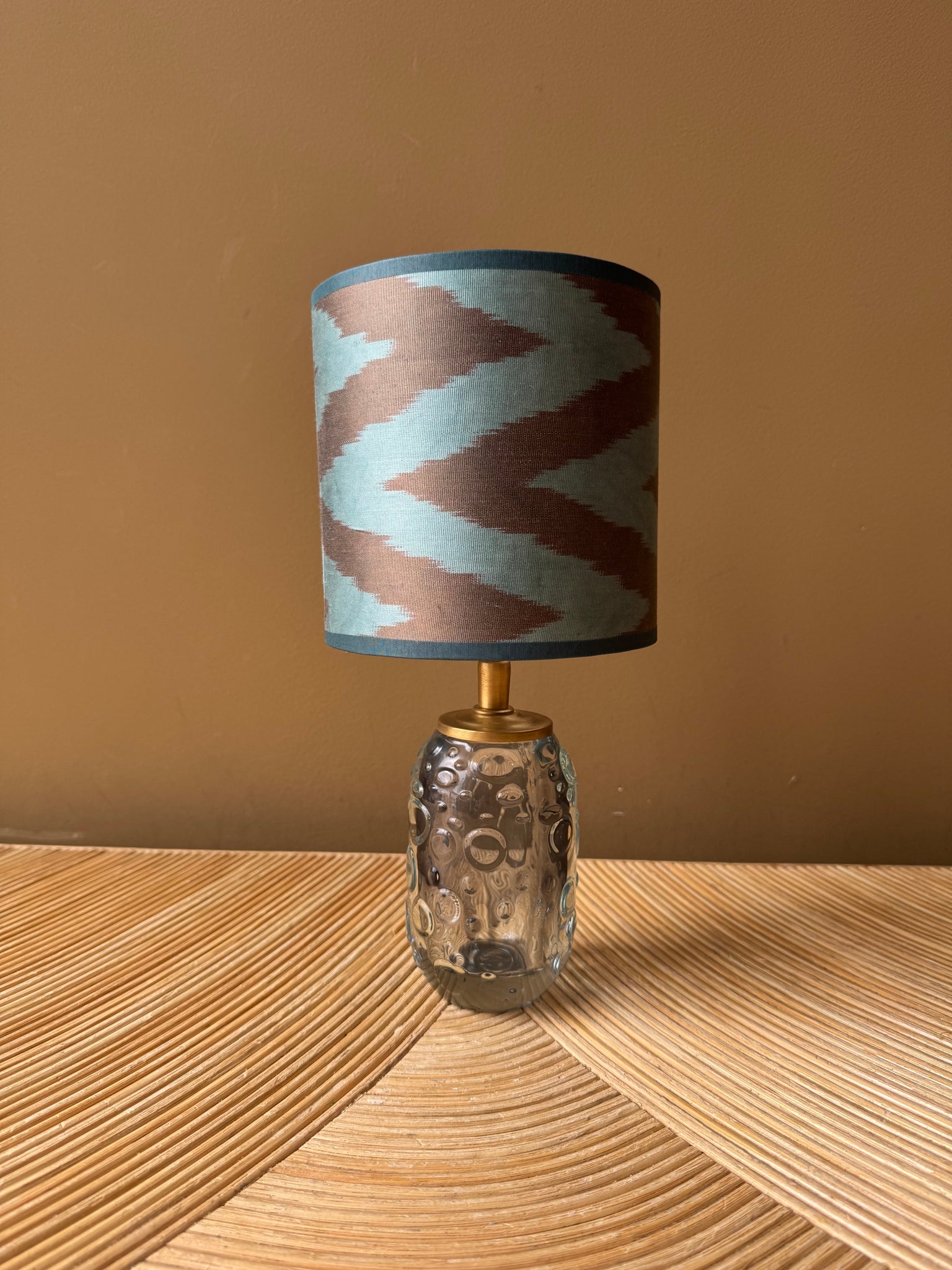Port-a-table Drops Blue | Turquoise Grey Zigzag
