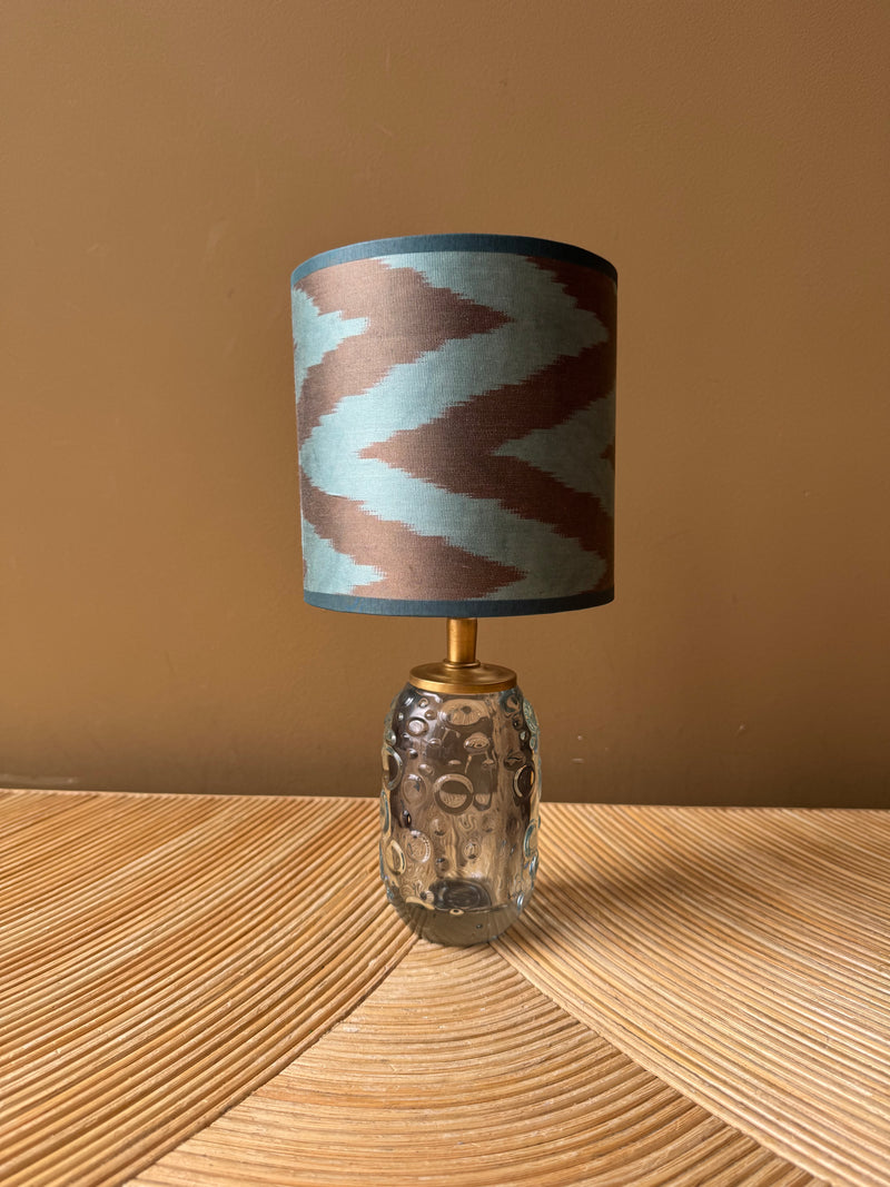 Port-a-table Drops Blue | Turquoise Grey Zigzag