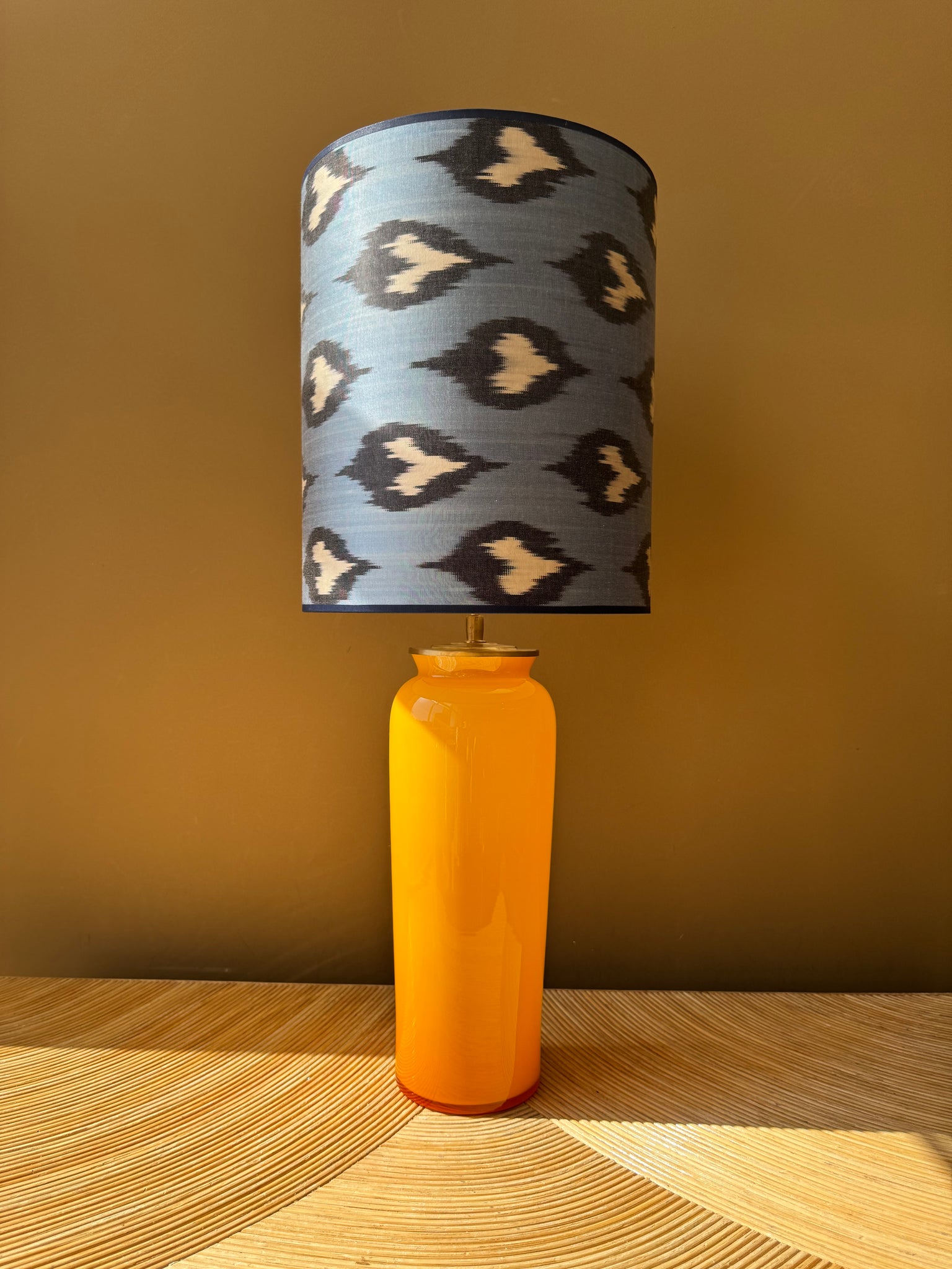 Ochre Bottle 40_blue flame