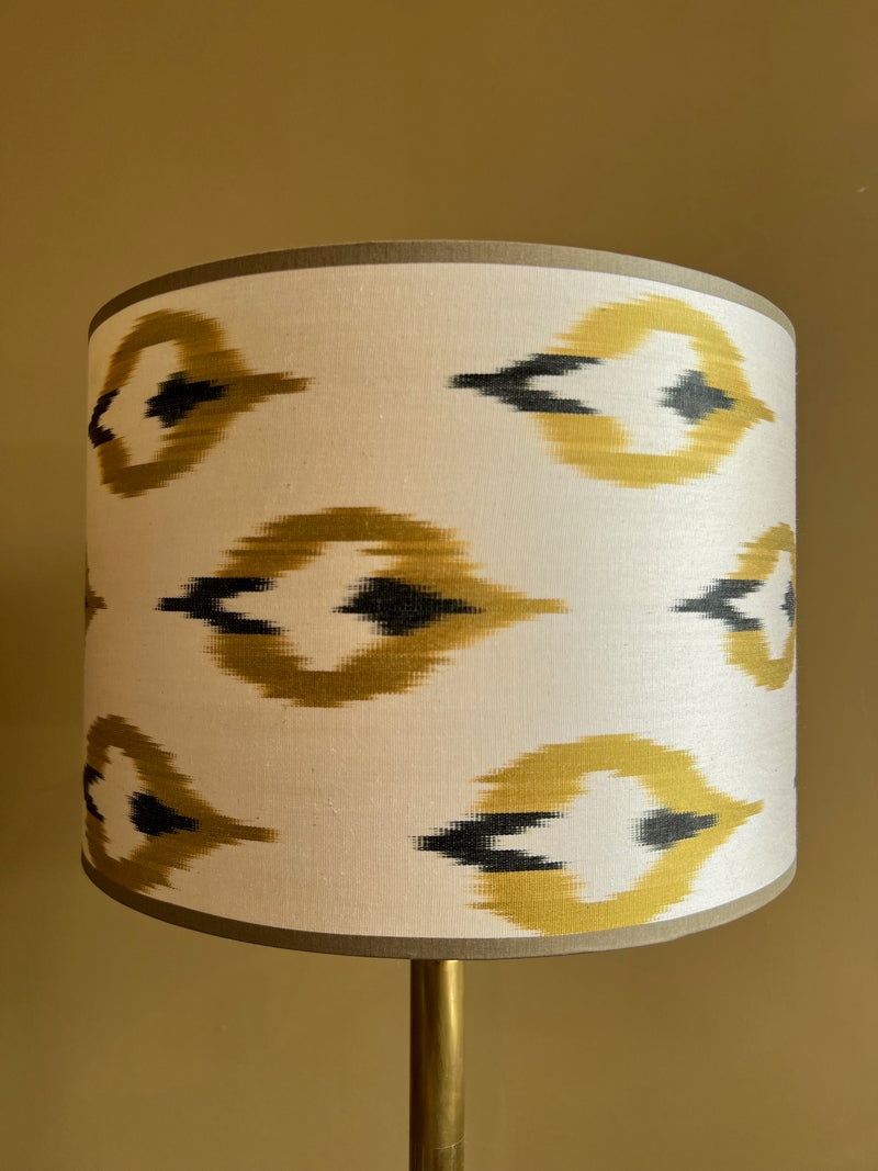 White Flame Silk Ikat