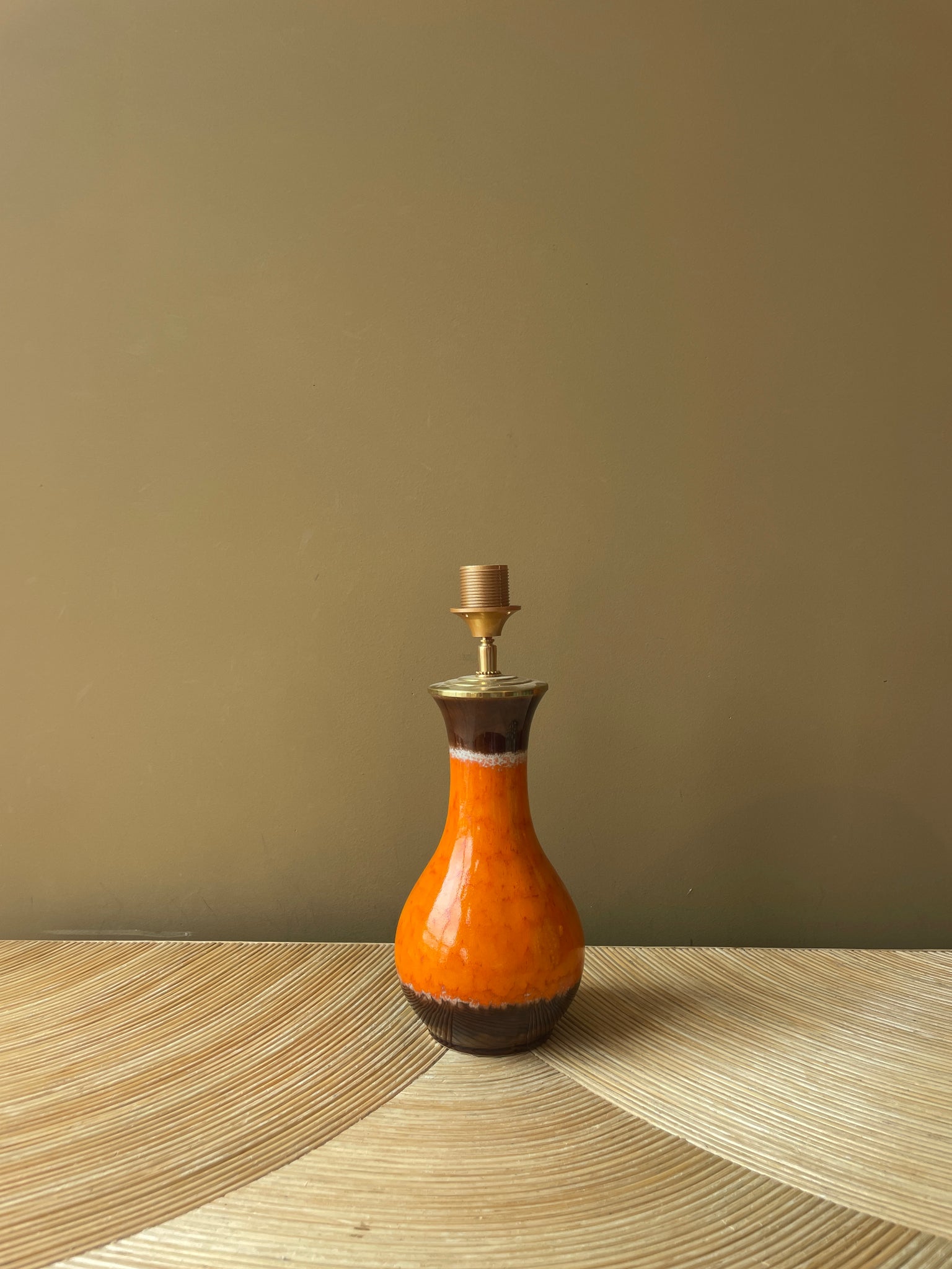 West Germany Orange Brown