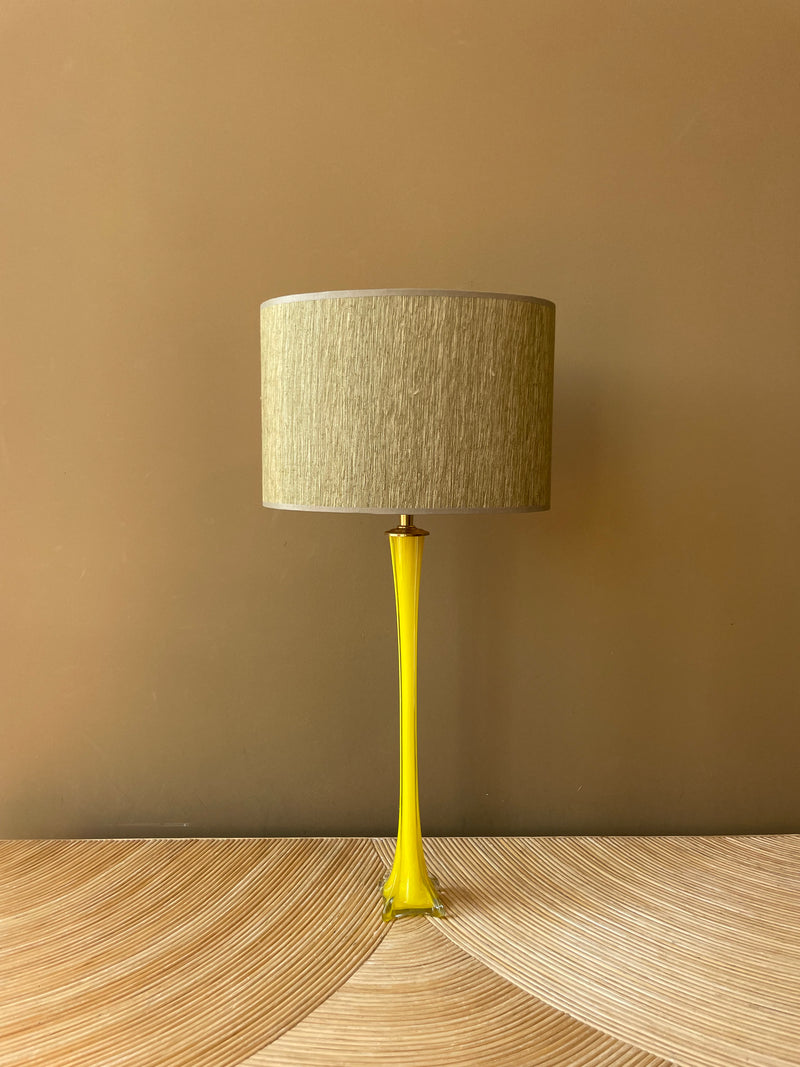Yellow skinny glass_chapa army green
