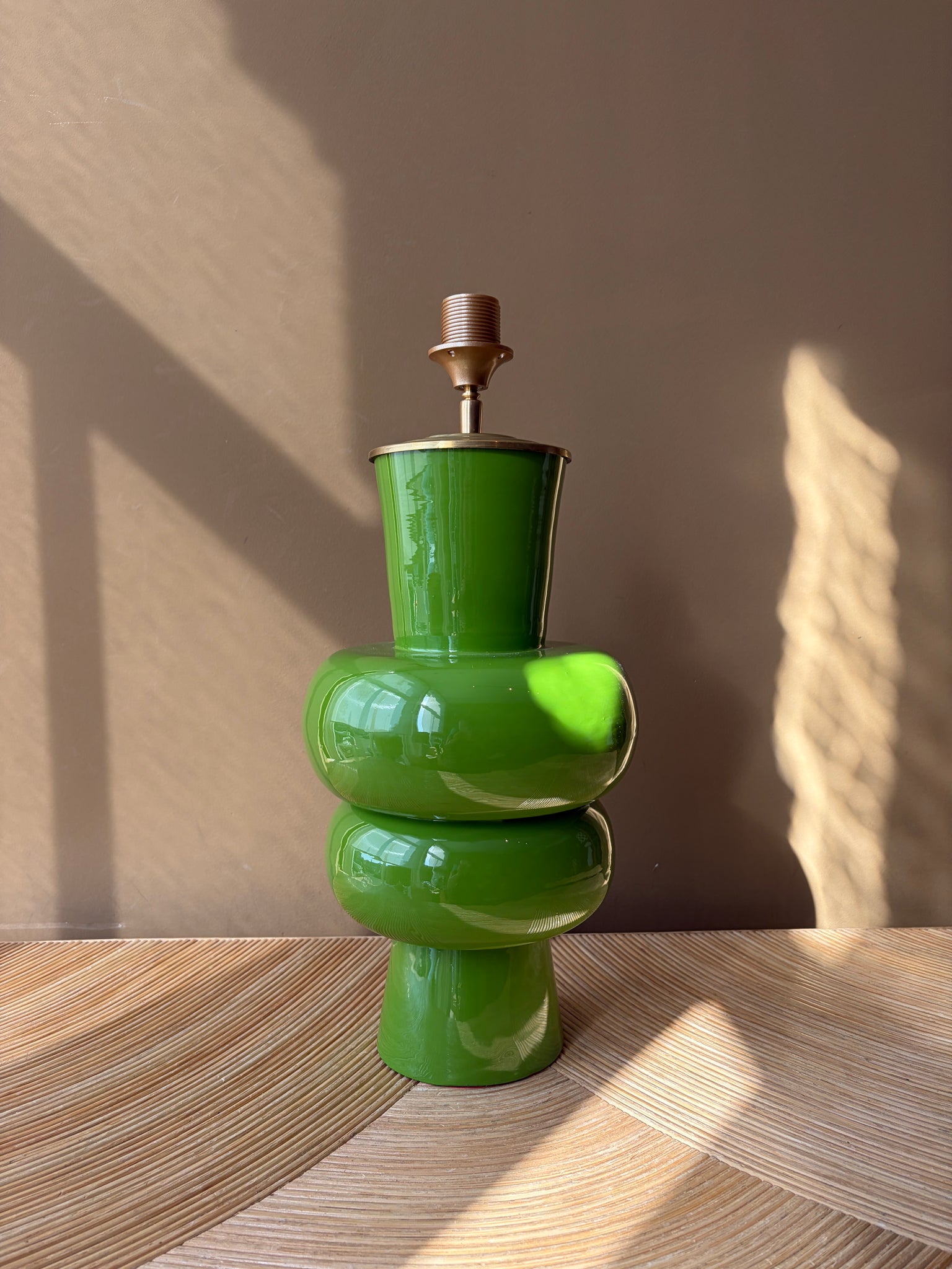 Glossy double hips green L