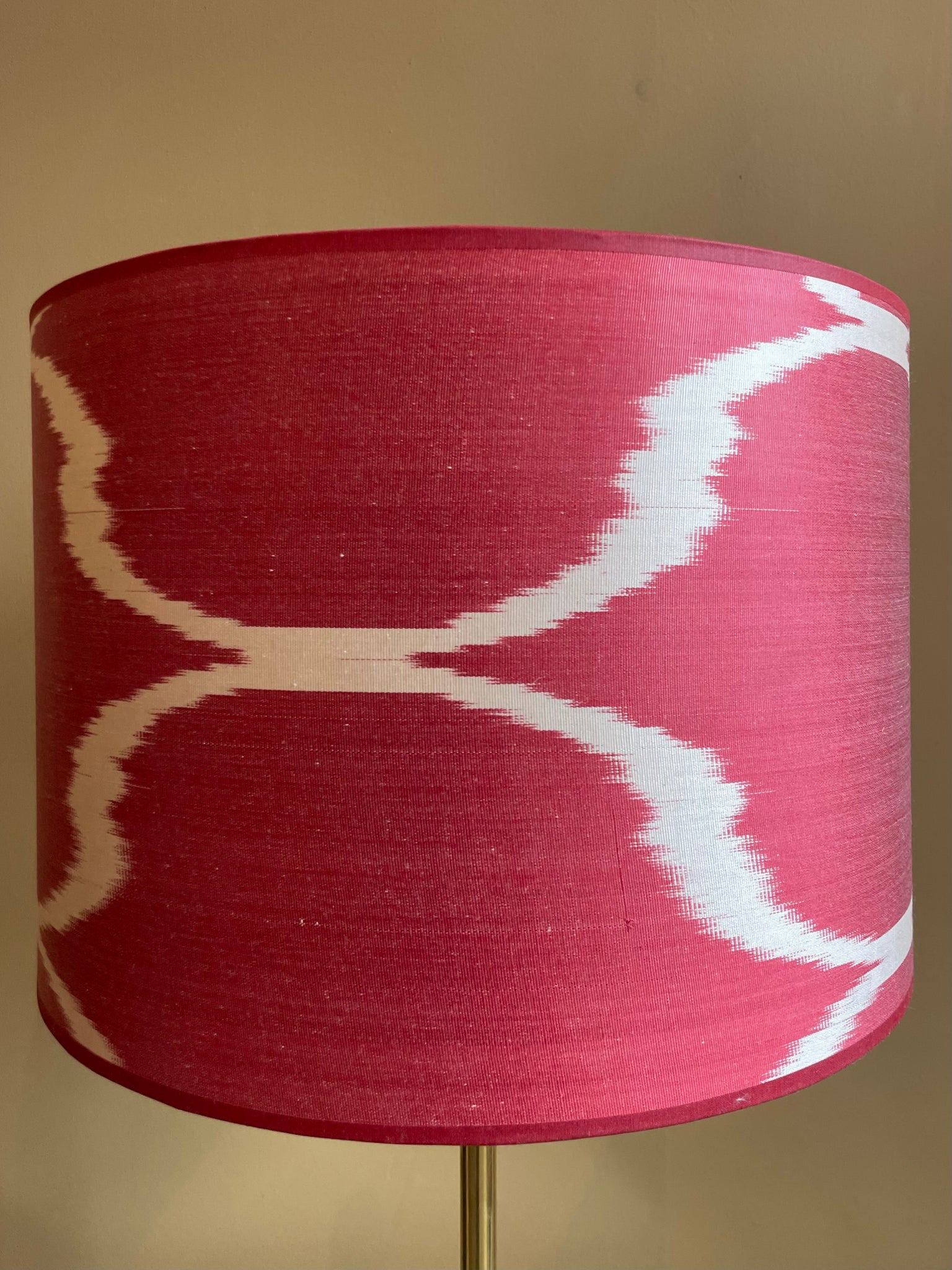 Cherry Waves Silk Ikat