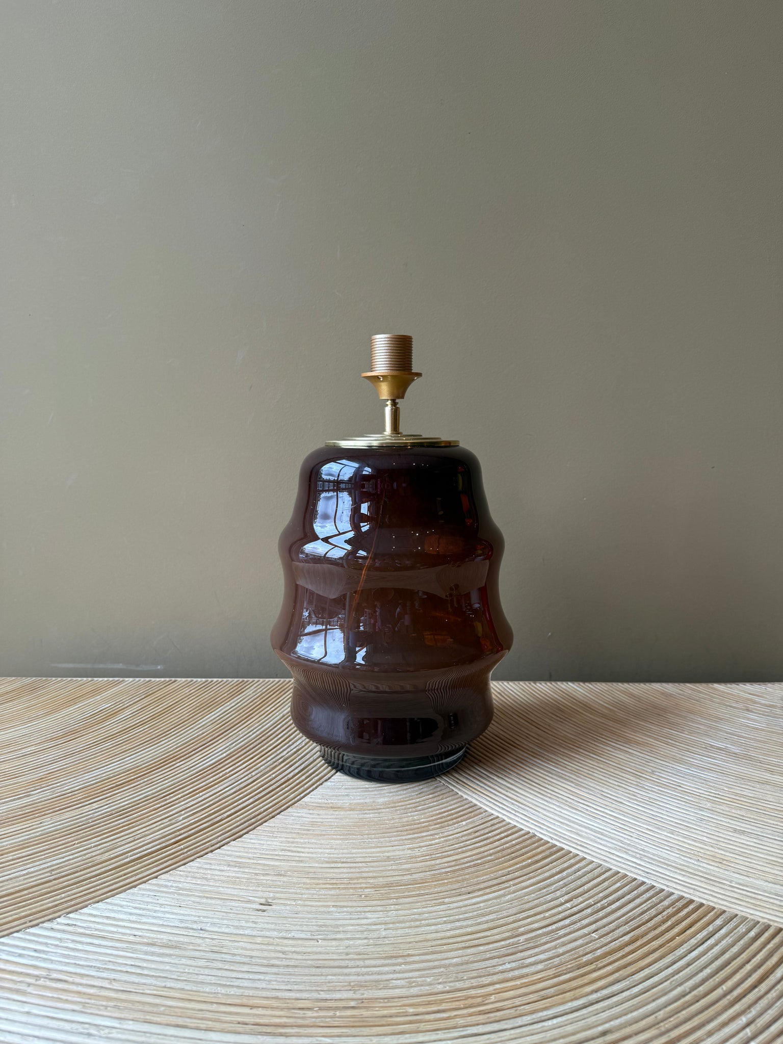 Chocolate Brown Glass