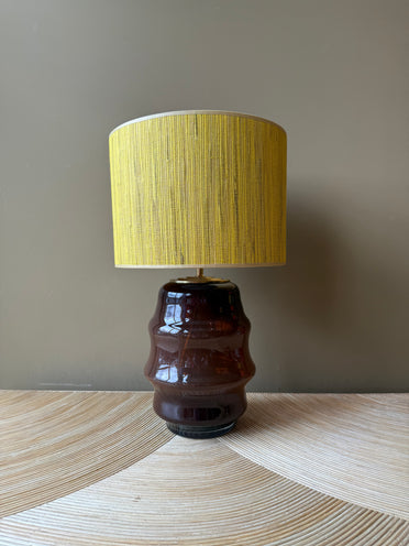 Chocolate Brown Glass