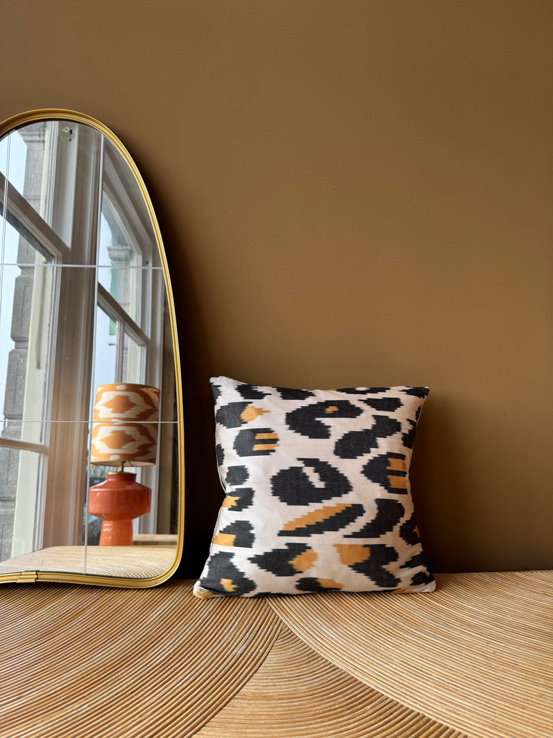 SALE Cushion Silk Leopard - Silk Ikat