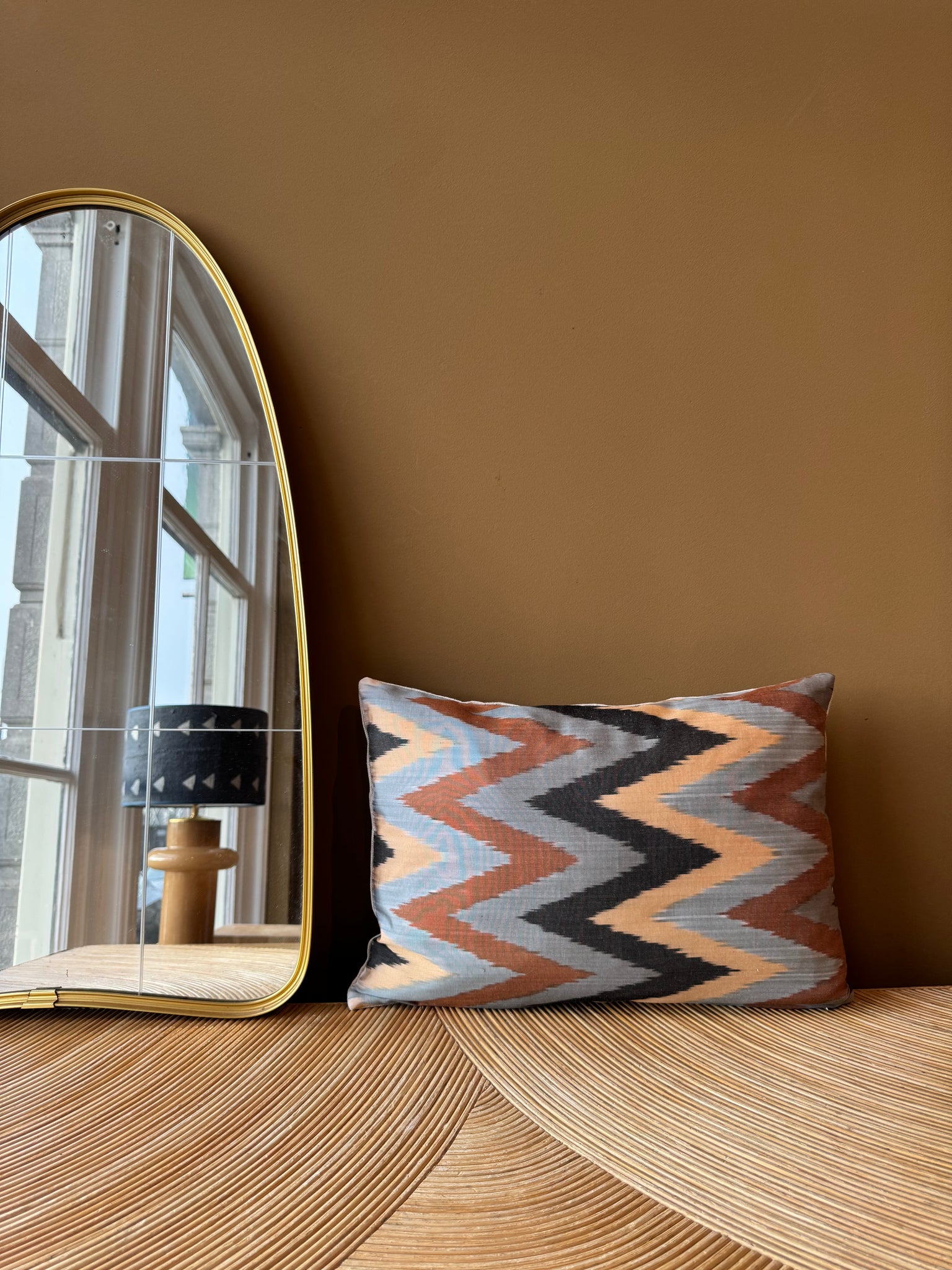 SALE Cushion Missona Zigzag - Silk Ikat