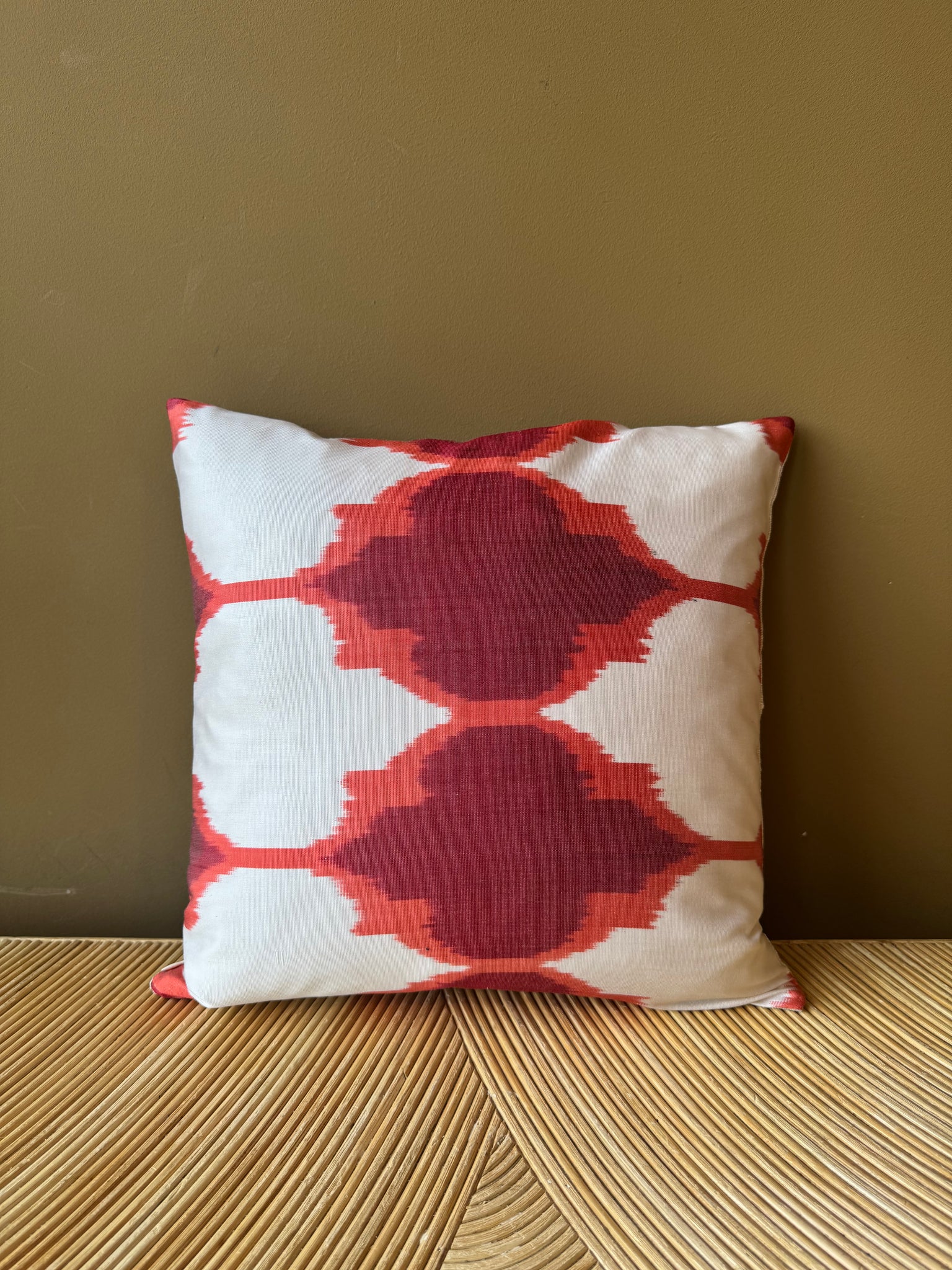 SALE Cushion Pink Souk - Silk Ikat