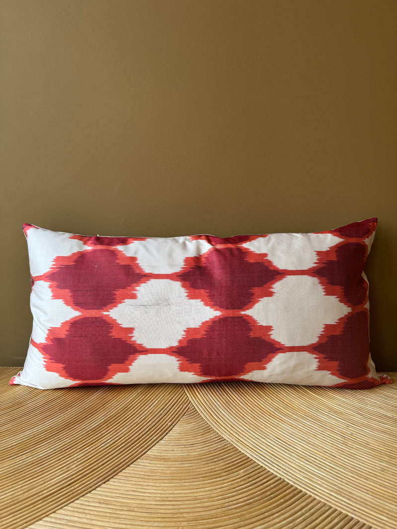 SALE Cushion Pink Souk - Silk Ikat