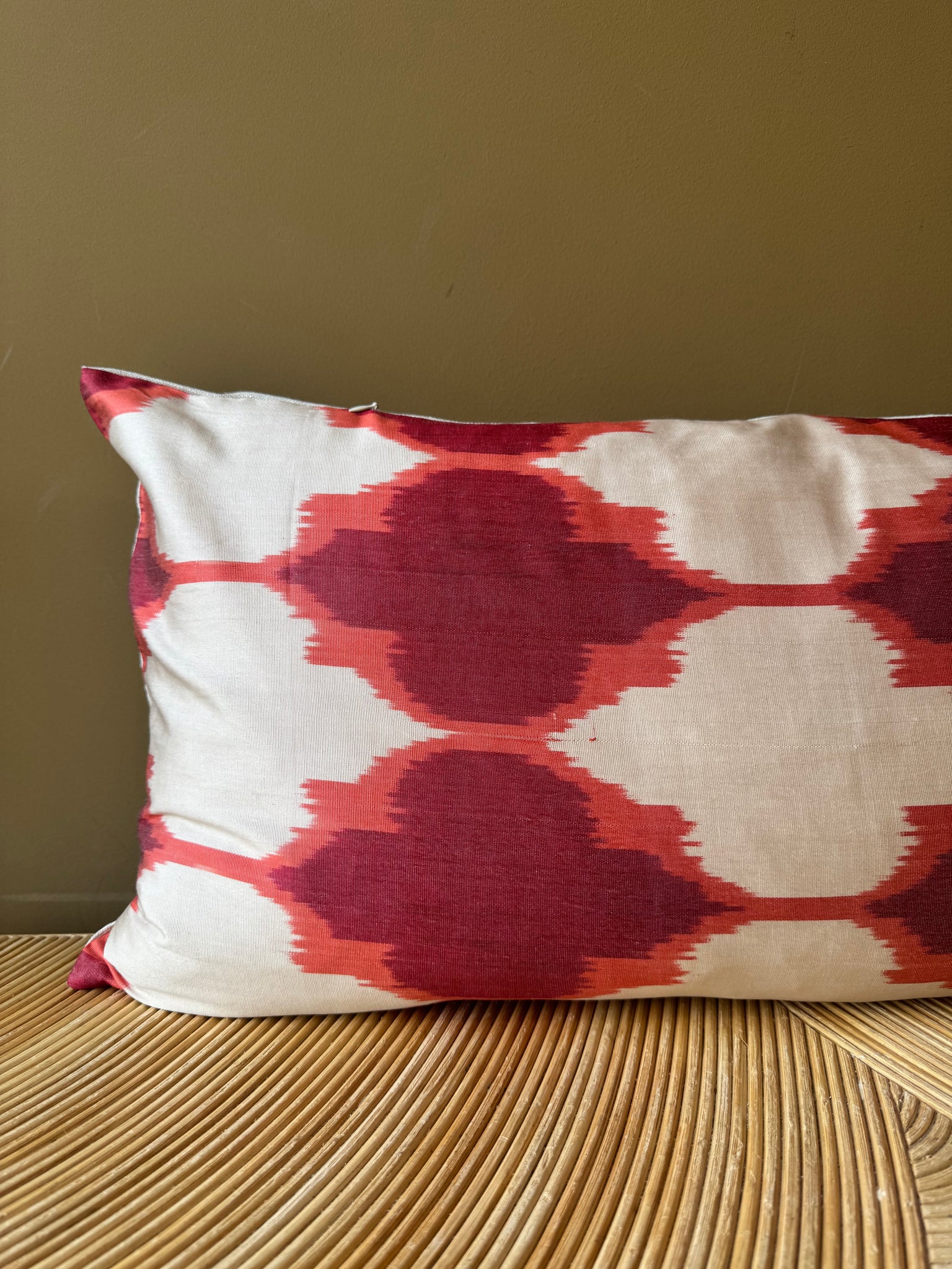 SALE Cushion Pink Souk - Silk Ikat