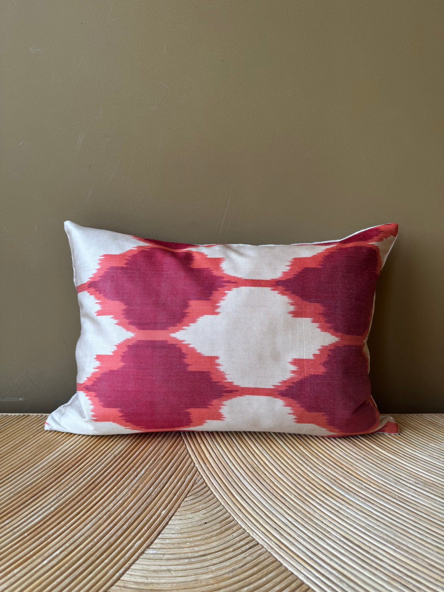 SALE Cushion Pink Souk - Silk Ikat