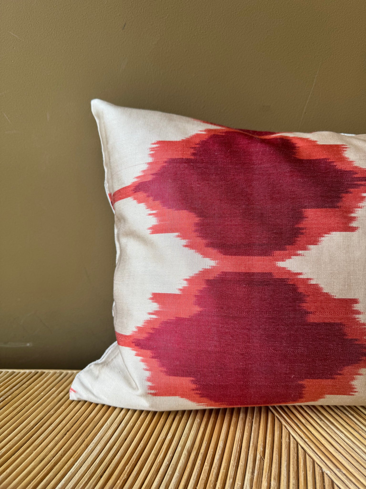 SALE Cushion Pink Souk - Silk Ikat
