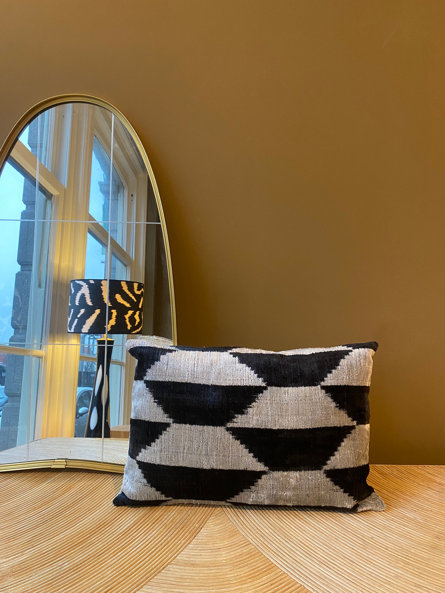 SALE Cushion Velvet Escher - Velvet Ikat