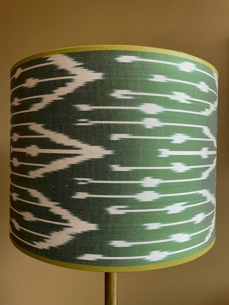 Green Grill Silk Ikat
