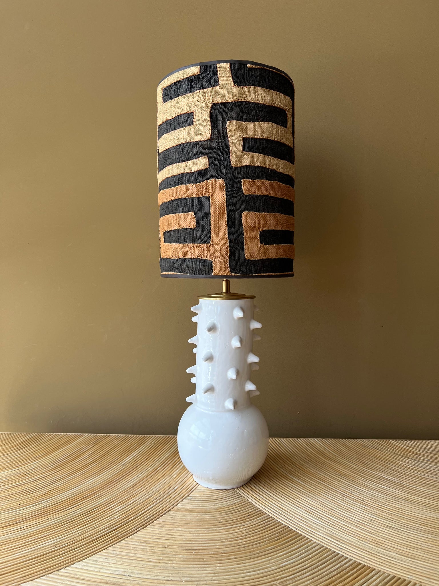 Kuba Beige Rust On Black