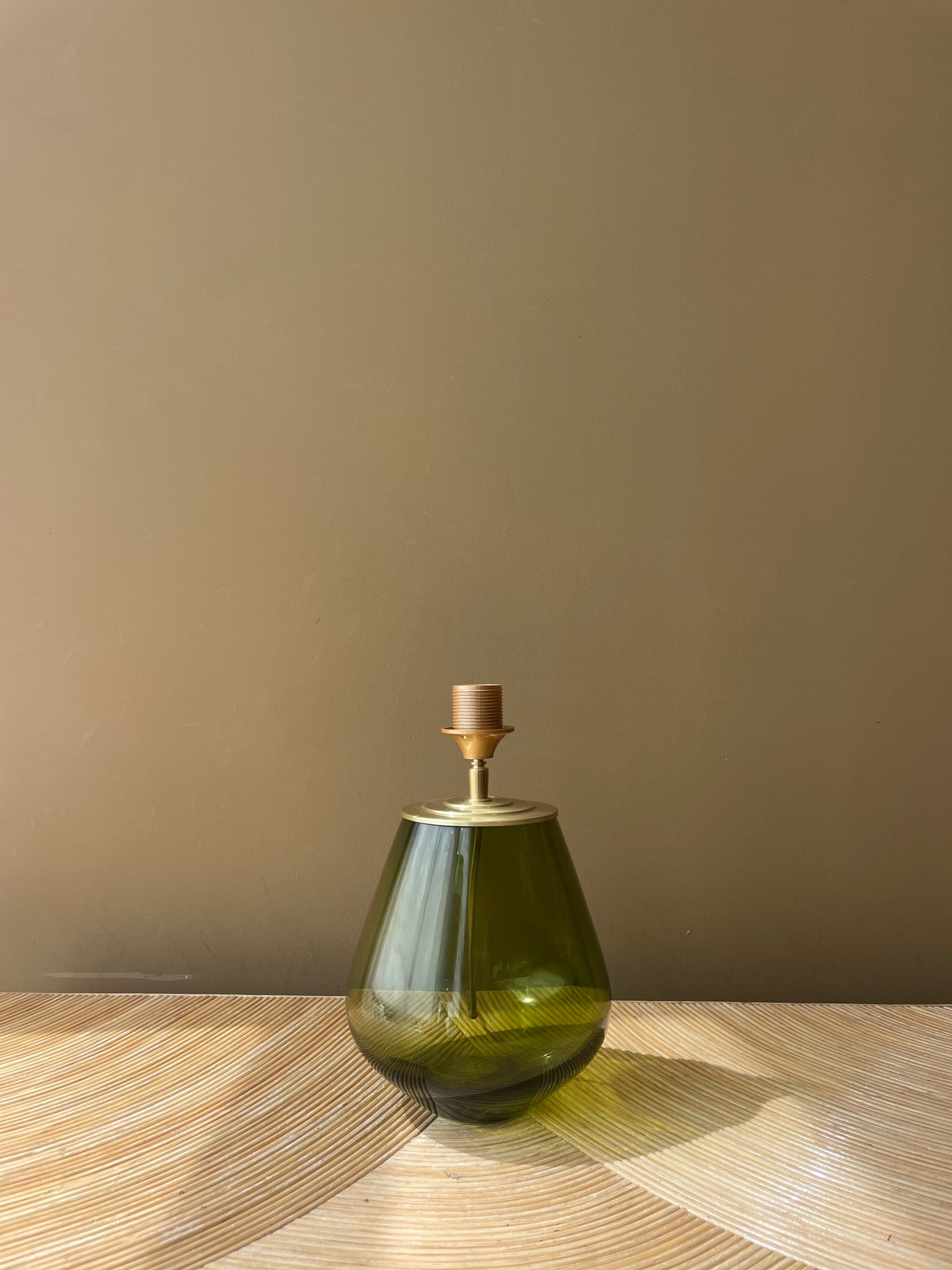 Olive Green Glass