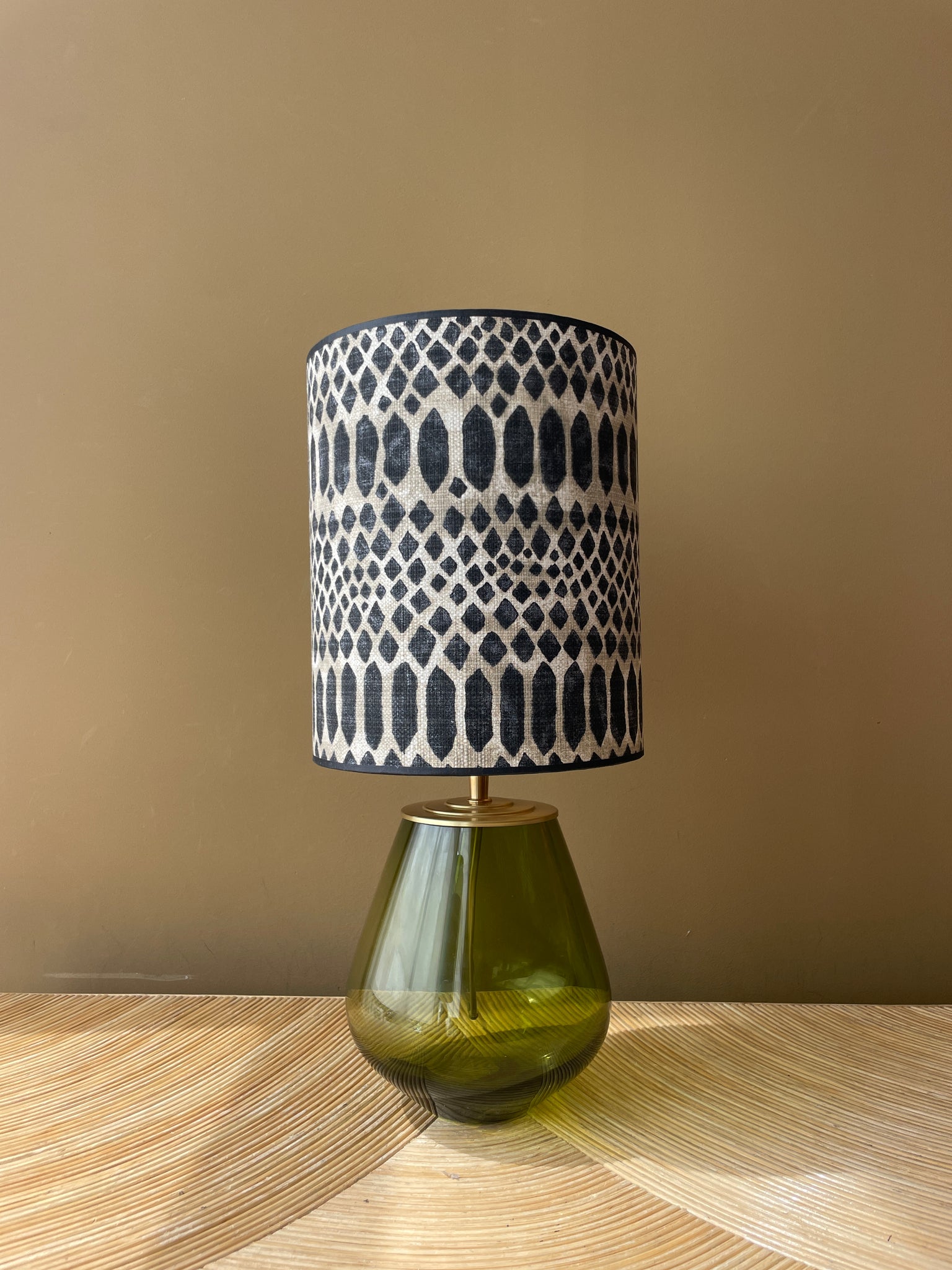Olive Green Glass