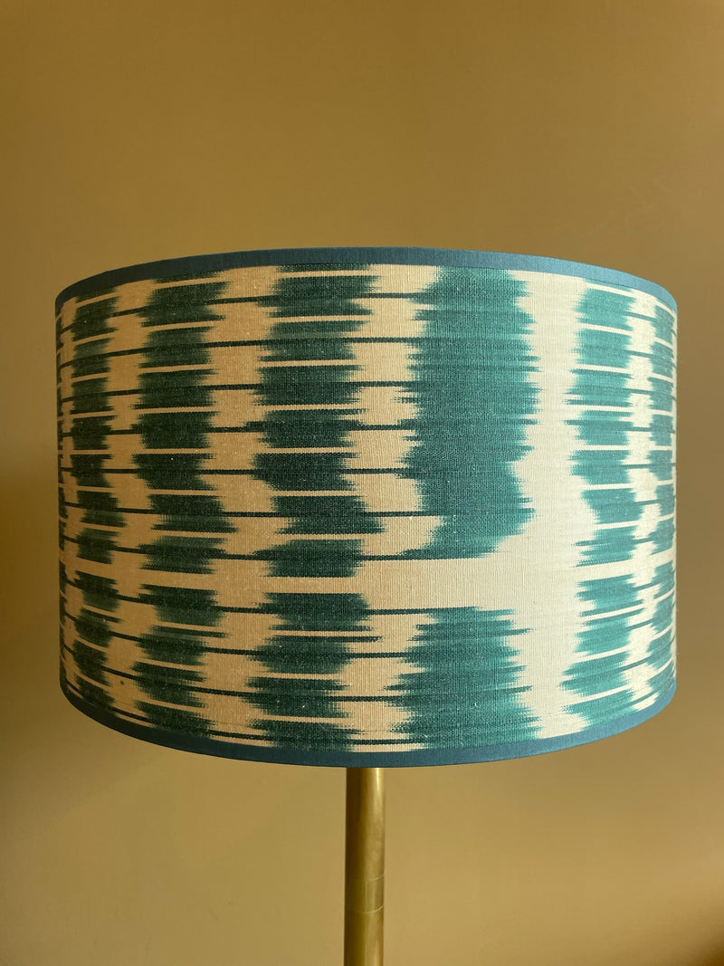Petrol Grill Silk Ikat