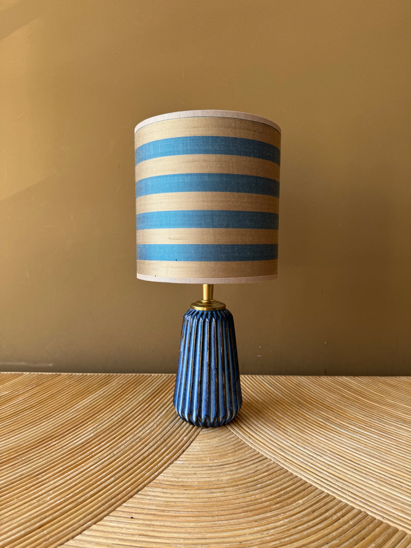 Port-a-table Blue Cone | Blue Beige Stripes