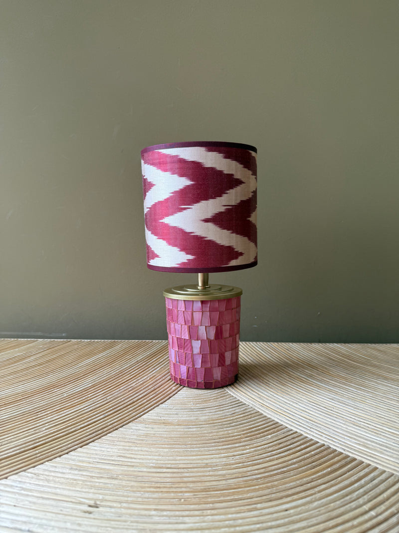 Port-a-table Pink Mosaic | Rust Ecru Zigzag