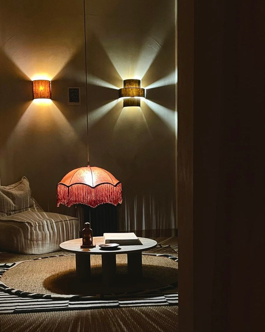 trio wall light coco natural wow makers