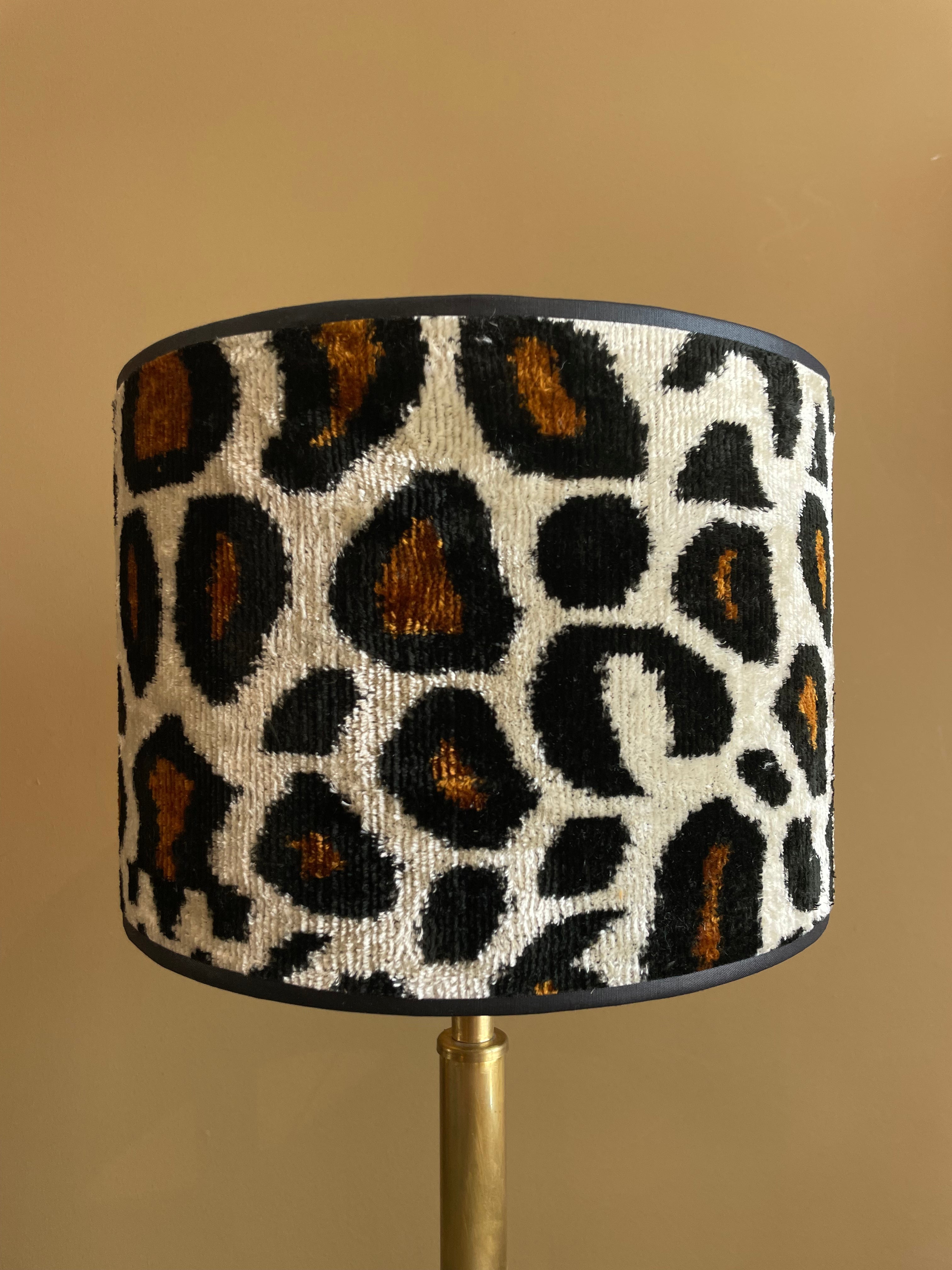 Velvet Rummage Velvet ikat Lampshades | Handmade by Madame Garage