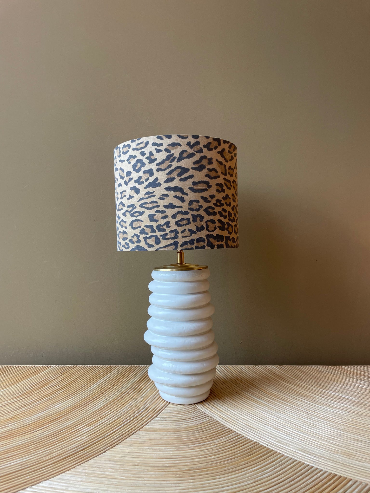 white stack of stones 30_ralph Lauren leopard